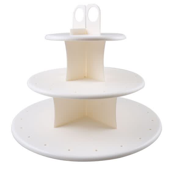 Shop Simple 3 Tier Clear Candy Cake Countertop Cupcake Tower