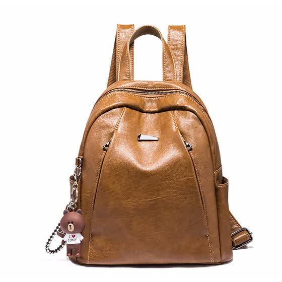 Obstine marca moda mujeres mochila PU cuero negro mochilas Obstine marca moda mujeres mochila PU cuero negro mochilas