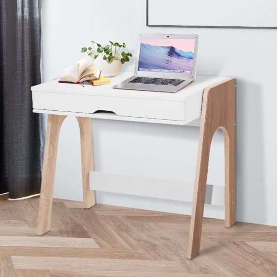 Shop 33 Wood Modern Flip Top Writing Desk With Storage White