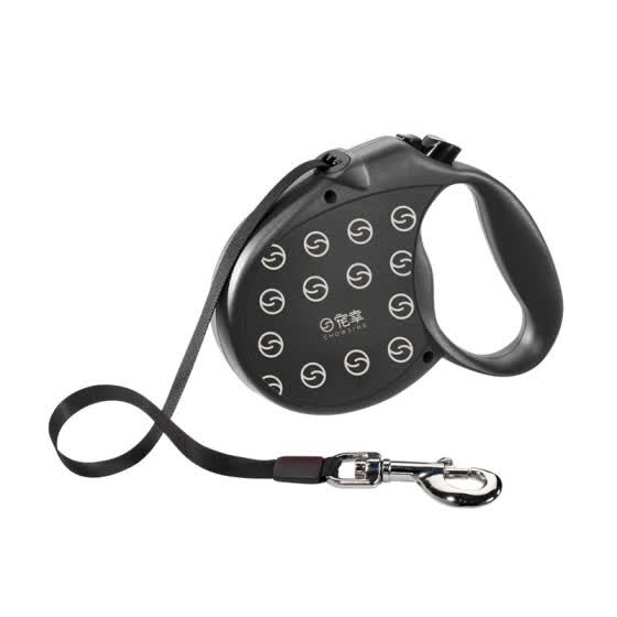 retractable dog lead with chain