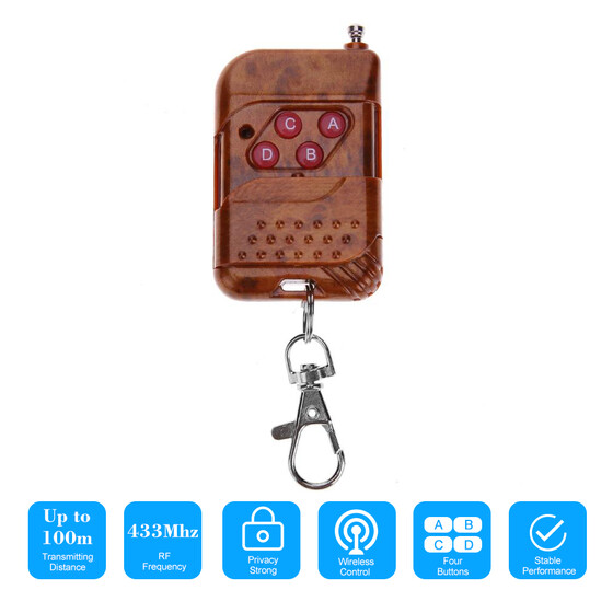 Gate Garage Door Opener Remote Control Switch w//Transmitter for Lights Windows