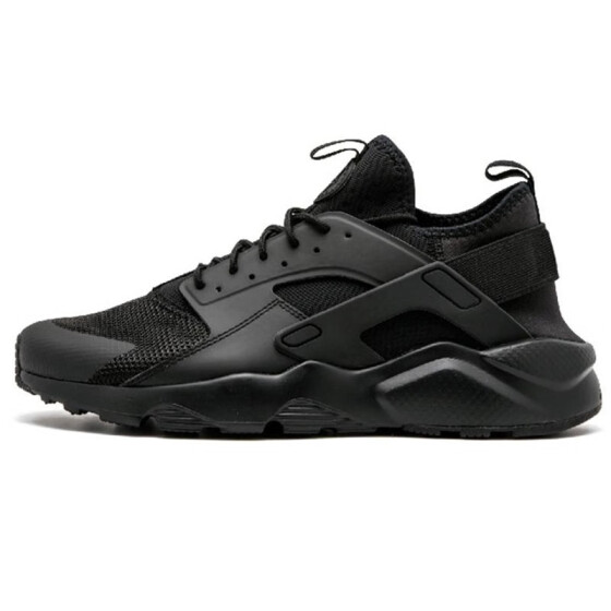 womens black huarache trainers