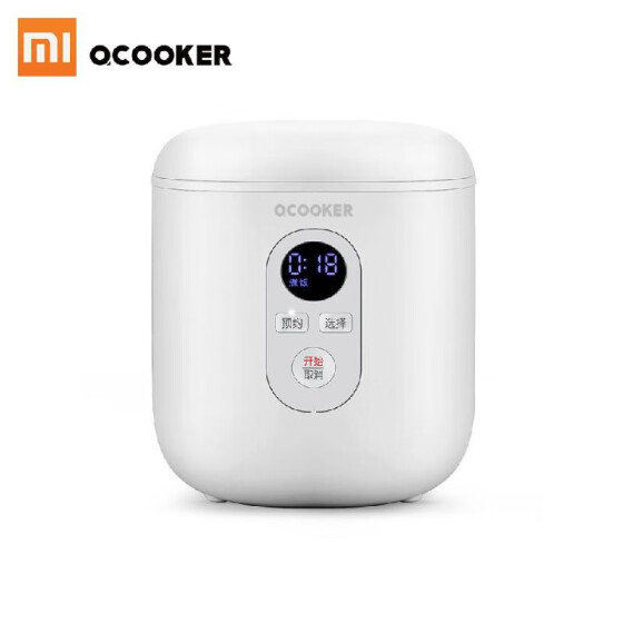 Xiaomi Ocooker Mini Rice Cooker 1.2L Intelligent Electric PFA Powder Coating Cookers For Home Students Cooking 300W 220V