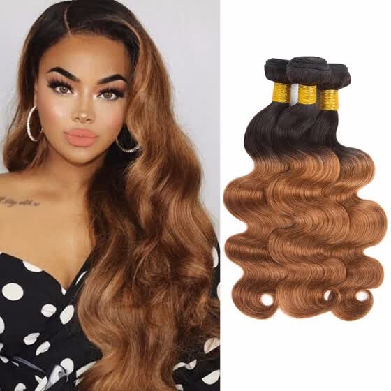 Shop Nami Hair Ombre Brazilian Hair Weaves Body Wave 3 Bundles Two