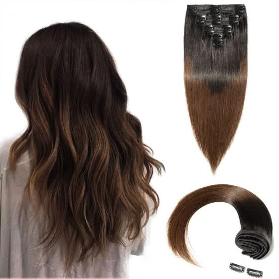 Shop 100 Remy Human Hair Real Thick Clip In Human Hair Extension