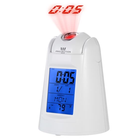 Shop Digital Led Blue Backlight Sound Control Alarm Clock