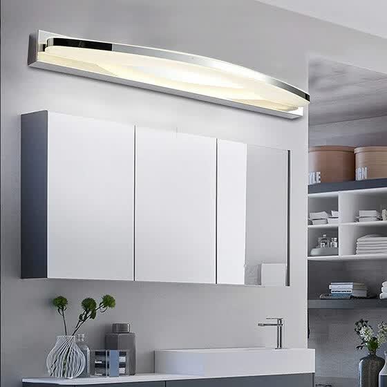 Shop Oukaning Modern Bathroom Acrylic Led Mirror Front Lamp Toilet Wall Lighting Vanity Lights Online From Best Ceiling Lights On Jd Com Global Site Joybuy Com