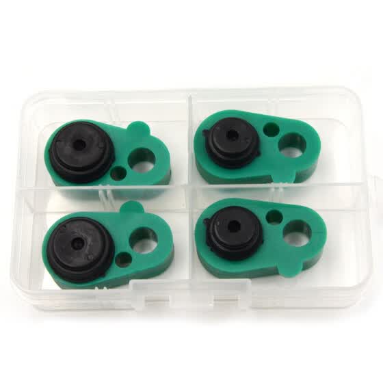 Shop 4Pcs Green Car Air Conditioning Compressor dust caps Online from