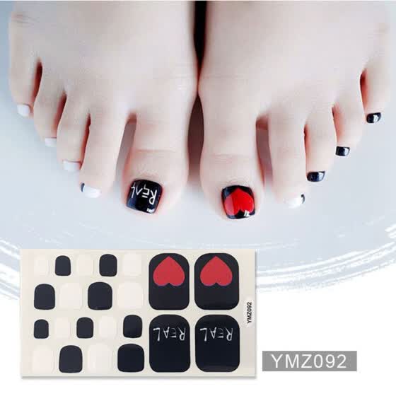 Shop DIY Toe Nail Stickers Full Wraps Nail Polish Stickers ...