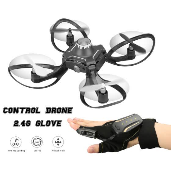 Shop 2 4g Glove Control Interactive Mini Drone W Alitude Hold Gesture Control Rc Quadcopter For Beginners Online From Best Rc Planes On Jd Com Global Site Joybuy Com