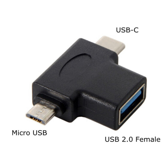 OTG USB 3.1 Type-C&Micro USB To USB 3.0 Female Adapter Converter for Tablet