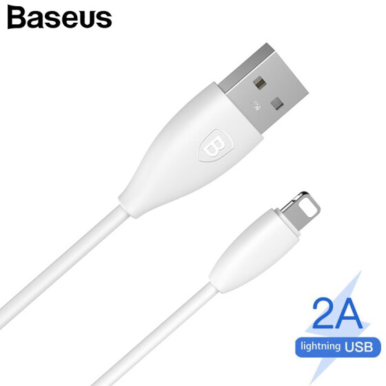 Baseus 2A lightning Cable for iphone XR Xs Max X 8 7 6 Fast Charging and data transfer USB Cable 1.2M