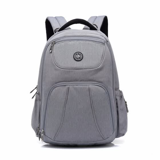 black backpack nappy bag