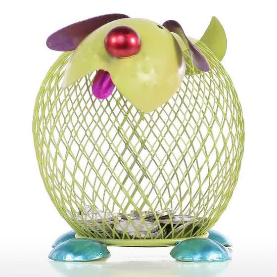 Shop Green Puppy Money Bank Metal Craft Practical Craft Home Decor