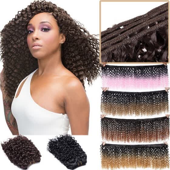 Shop 8 Inch Weave Hair Extension Afro Kinky Curly Weft Hair Weave