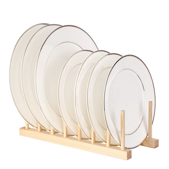 Shop Multi Purpose Wooden Dish Rack Dishes Drying Drainer Storage