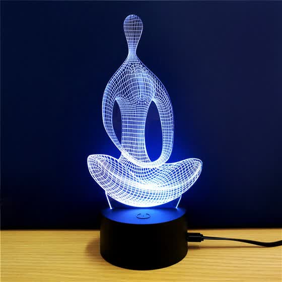 3d led table lamp