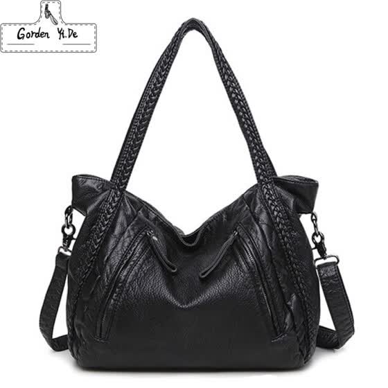 large pocket casual handbag