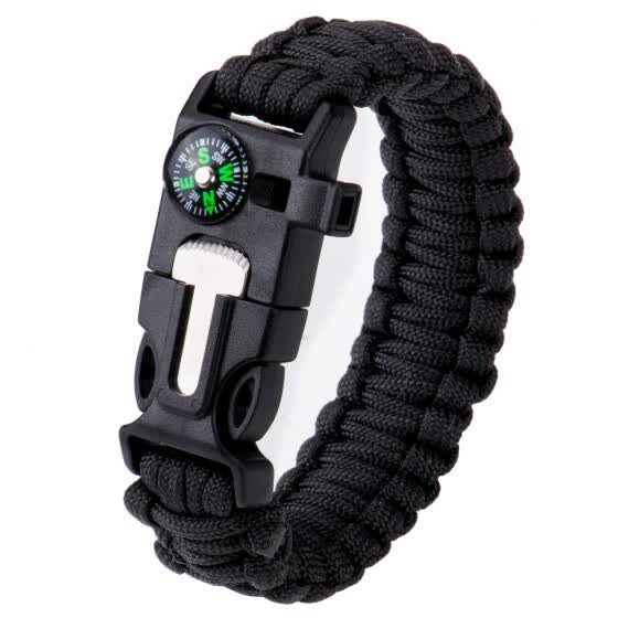 paracord bracelet with compass