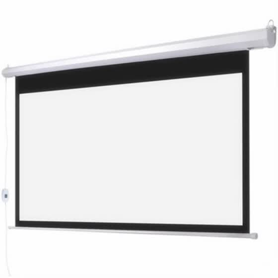 Shop 60 Economy Electric Projector Screen 4 3 Video Format