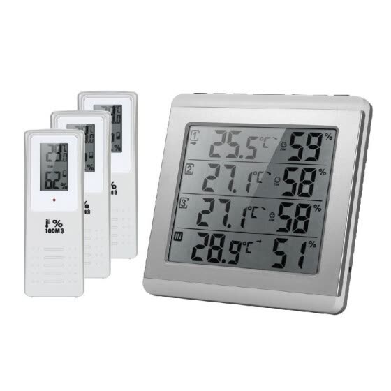 Temperature Humidity Meter With 3, Best Digital Indoor Outdoor Thermometer