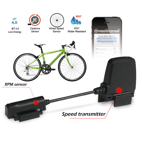 Smart Wireless BT ANT Cycling Bike Bicycle Speed Cadence Sensor Waterproo