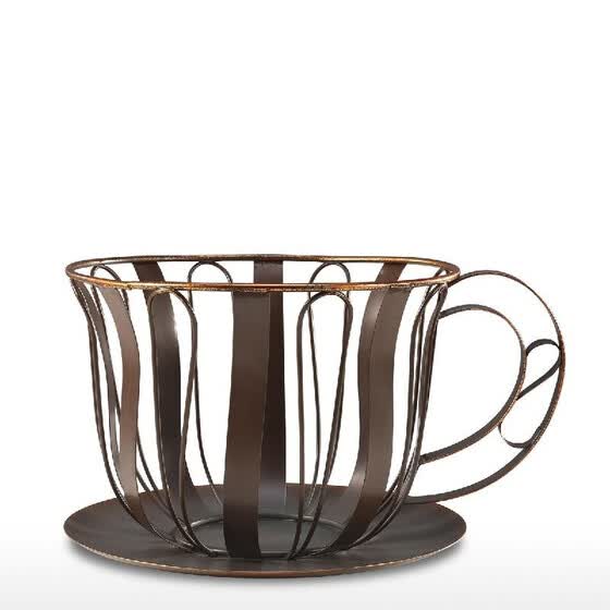 Brown Coffee Pod Container Espresso Holder Mug Espresso Pod Holder Coffee Mug
