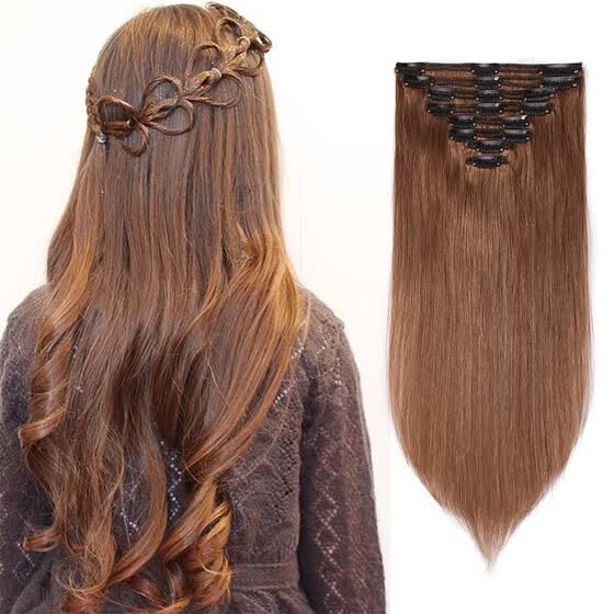 Shop Clip In 100 Remy Human Hair Extensions Grade 7a Quality Full