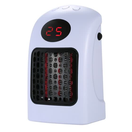 Shop Mini WallOutlet Space Heater 900W Ceramic Heating Heater with