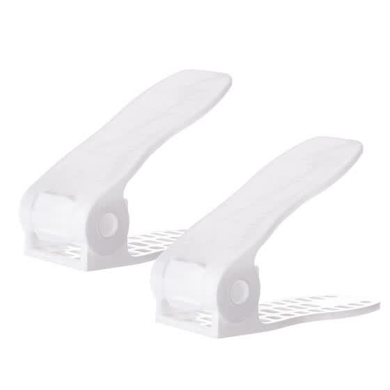 Shop Shoe Slots Space Saver Adjustable Shoe Organizer Closet Double Storage Rack Holders For Sandals Heels Casual Shoes Sneakers Set Of Online From Best Home Storage Organization On Jd Com Global Site