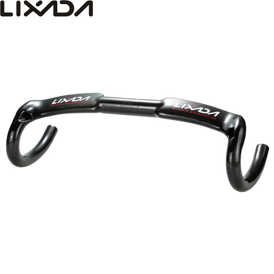 Carbon Fiber Road Bike Handlebar Bicycle Racing Drop Bar Handlebars 3K Gloss