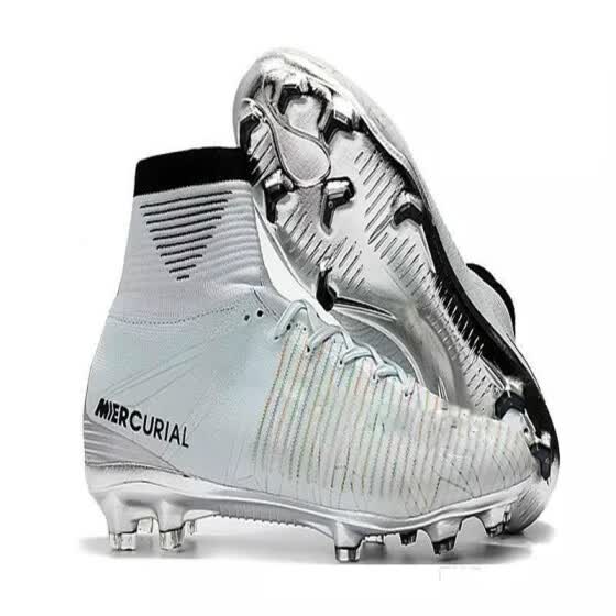 cr7 cleats silver