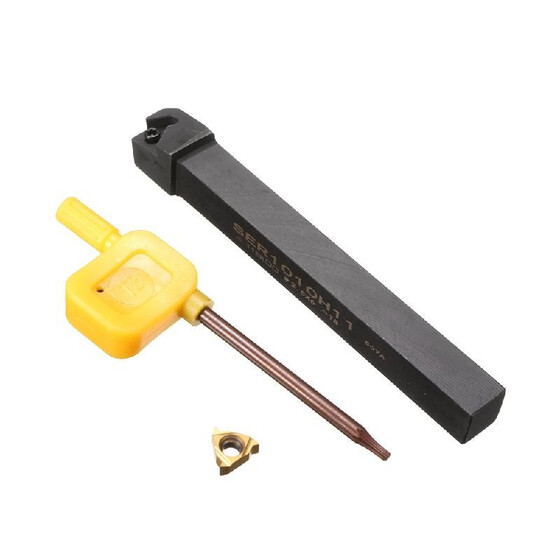 SER1212H16 Lathe Threading Turning Tool Holder 16ER Blade and Durable Wrench