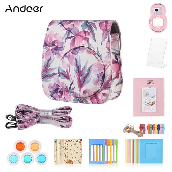 Andoer 8 In 1 Accessories Bundle For Fuji Instax
