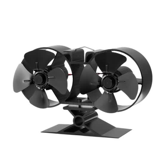 Shop 8 Blade Twin Motor Heat Powered Eco Fireplace Fan Fuel Cost