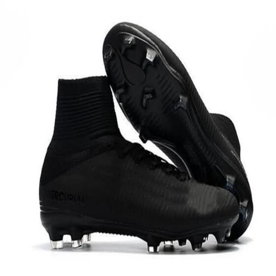 black cr7 boots