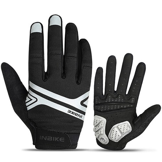 Cycling Touch Screen Bike Gloves Sport Shockproof Road Full Finger Bicycle Glove