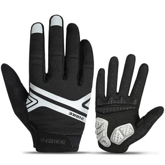 reflective cycling gloves