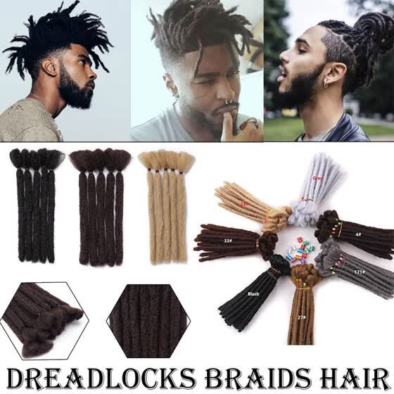 Shop 6 Dreadlock Extension Handmade Dread Synthetic Soft Fax Locs