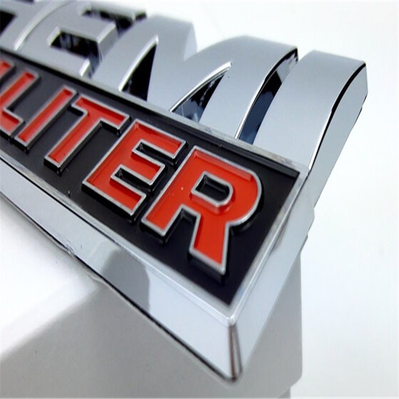 2pcs Red HEMI Emblem Decal Badge Sticker Fit For Dodge Car Model
