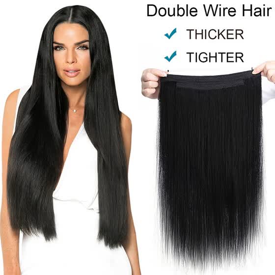 Shop 16 18 20 22 Inches Double Wire Hair One Piece Straight