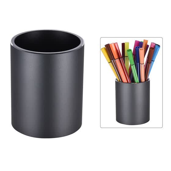 Aluminum Round Desk Pencil Holder Container Organizer Aluminum Round Desk Pencil Holder Container Organizer Stationery Brush Pot Gift For Home School Office