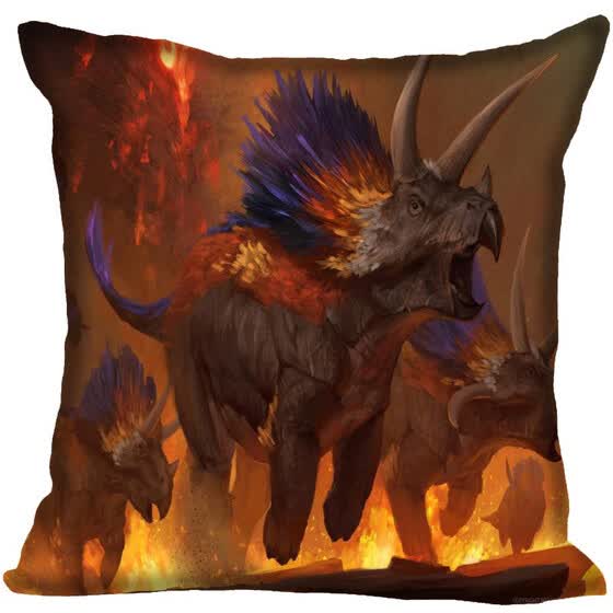 Shop Dinosaur Pillow Cover Bedroom Home Office Decorative