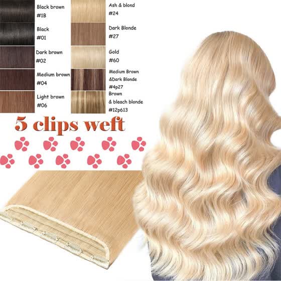 double weft hair extensions 22 inch