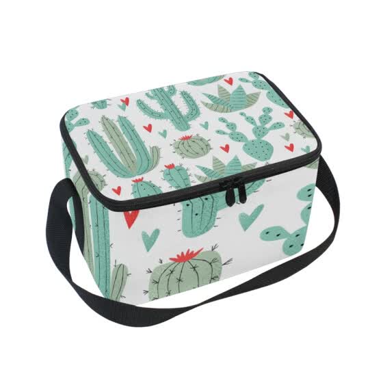 cactus lunch tote