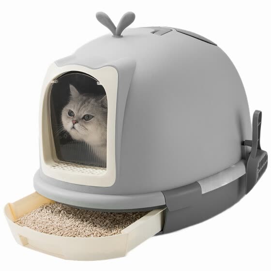 enclosed cat box