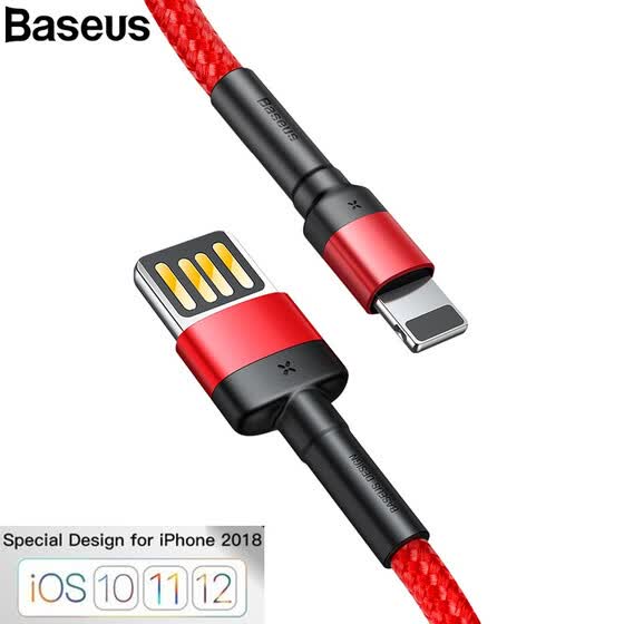  Baseus Special Reversible 8 Pin USB Cable for iphone XS XR  XS Max X 8 7 6 Fast charging and  Data Transfer.   