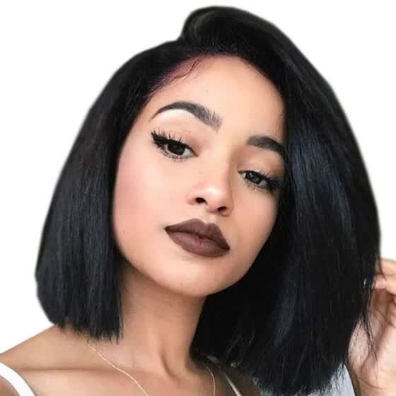 black bob lace front