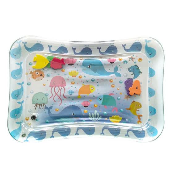 Shop Baby Colorful Inflatable Water Play Mat Tummy Time Fun Mat