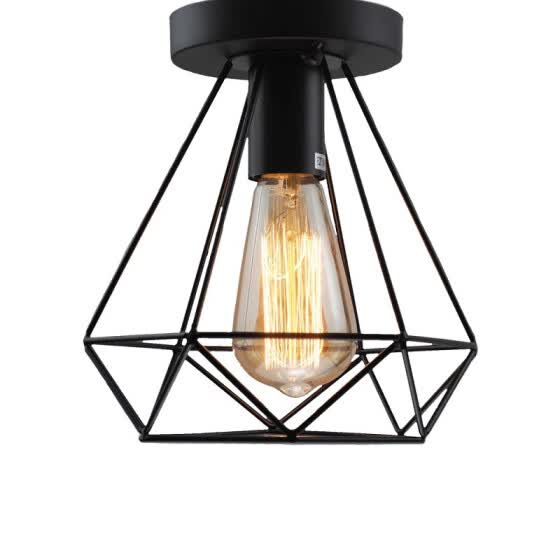 Shop Retro Industrial Ceiling Lamp E27 Retro Metal Pendant Cage